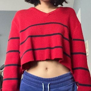 Nautica cropped sweater